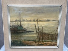 Gemälde Ölgemälde Freiherr Erich von Perfall Düsseldorf 20 JHD sign. Öl/Platte