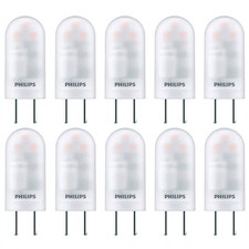 10 x Philips LED Stiftsockellampe 1,7W =20W GY6,35 matt 12V 210lm warmweiß 3000K