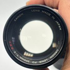 Canon Lens FD 200mm f/4 S.S.C