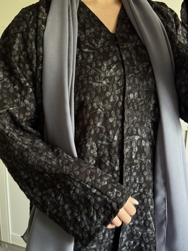 Blumen jacquard damen - 3d, abaya