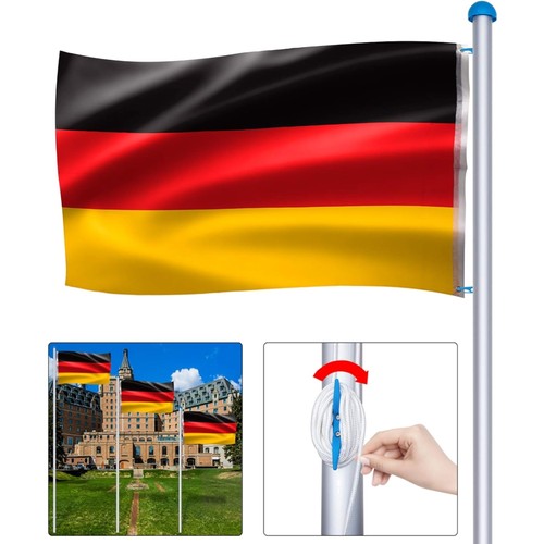Deutschlandfahne aluminium - deutschlandfahne,