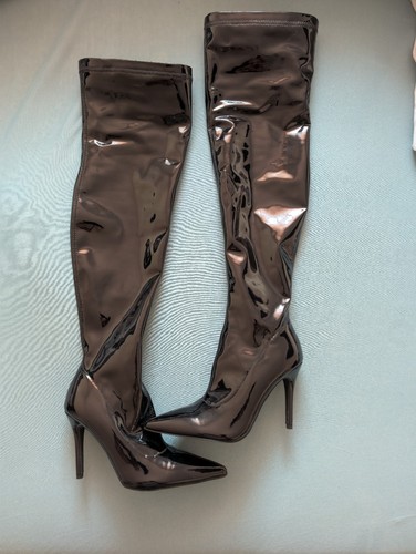 Overknee stiefel lack - overknee,