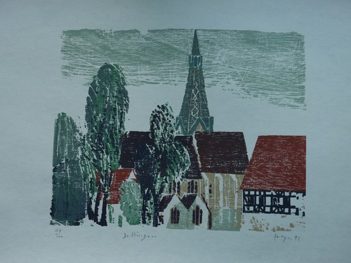 Dettingen erms holzschnitt - erms,,