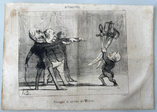 Daumier lithographie - daumier,