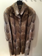 Pelzmantel Bisam Wamme Fur Coat Gr. 38 / 40