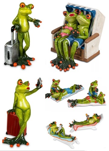 Deko figur frosch auf - frosch,