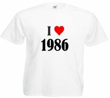 T-Shirt I Love 1986 für Damen