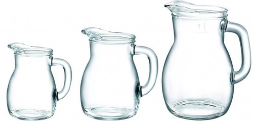 Glas krug bistrot geeicht - glas,