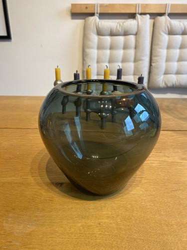 Vintage wmf glasvase turmalin - glasvase,