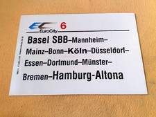 ZLS EC 6 Basel SBB - Mainz - Essen - Münster - Bremen - Hamburg-Altona 11/2005
