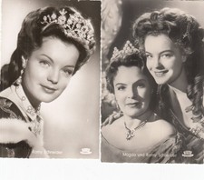 AK Schauspielerinnen Magda und Romy Schneider, Kolibri Foto Karten