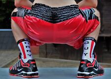 RODSPOT Skater Boxing Shorts Spiegelglanz Lack very shiny Nylon Pants 