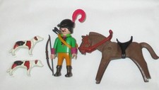 Playmobil ähnlich 3629 Jäger mit Pferd und Hunden "Robin Hood" Ritter Figur