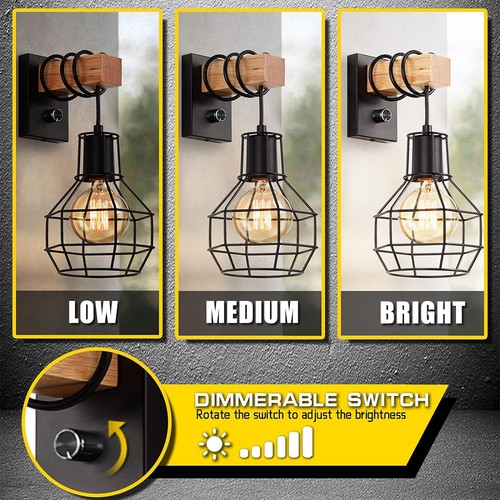 Industriell retro wandlampe - industriell,