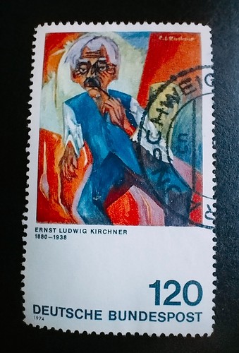 Briefmarke expressionismus - briefmarke,