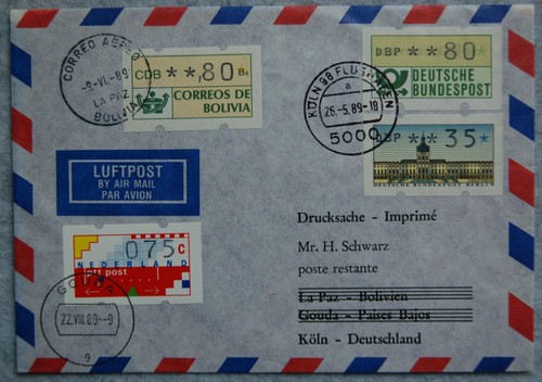 Bund atm luftpostbel - bund,, von