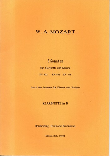 Sonaten für klarinette - klarinette, und