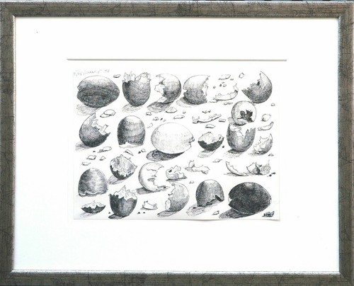 Eier stilleben eierschalen - stilleben,