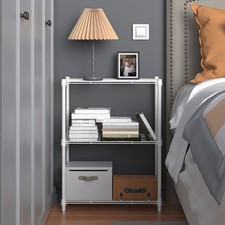 3-stöckiges Stahlregal Lagerregal Wohnzimmerregal Kellerregal Garagenregal