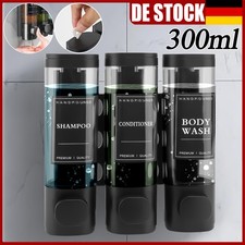 300ml Seifenspender Duschgel Seife Desinfektion Wandmontage Flüssigseifenspender
