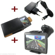 AUTO HALTERUNG NETZTEIL TASCHE passt für TomTom Go 1000 Live 550 650 740 750 820