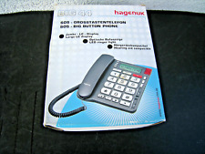 "hagenuk"BIG 44 Senioren SOS -Großtasten-Notruf-SOS Big Button Phone.Wandmontage