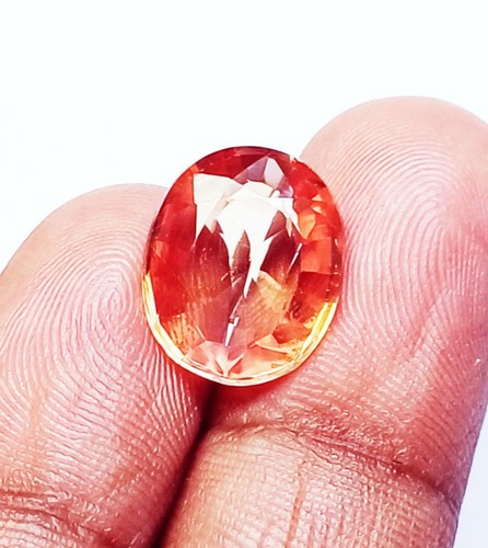 Natürlicher padparadscha - natürlicher,