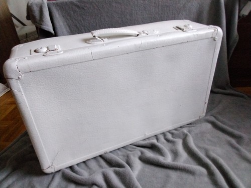 Shabby chic koffer - koffer, weiß