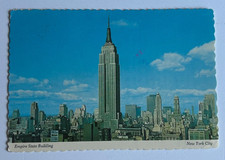 New York , Empire State Building , Ansichtskarte gelaufen
