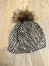 Strickmütze Fell Bommel