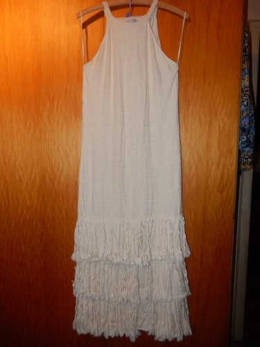 Zara kleid mit fransen - zara, 38