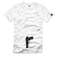 Pistole im Gürtel Karneval Fasching Verkleidung Kostüm - T Shirt #413