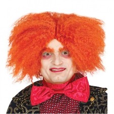 Hutmacher Perücke orange