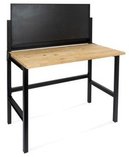 TrendLine Werkbank Werktisch Arbeitstisch klappbar Massivholzplatte Freistehend