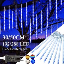 LED Weihnachtsbaum Beleuchtung Lichterkette Meteorschauer Eiszapfen Lichterregen