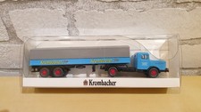 Wiking 2846 Büssing 8000 Pritschen-Sattelzug Krombacher Pils OVP H0 1:87