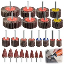 Fächerschleifer Lamellenschleifer Holz 24 Stück Körnung 80 Schleifpapier