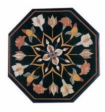 18 " Schwarz Marmor Kaffee