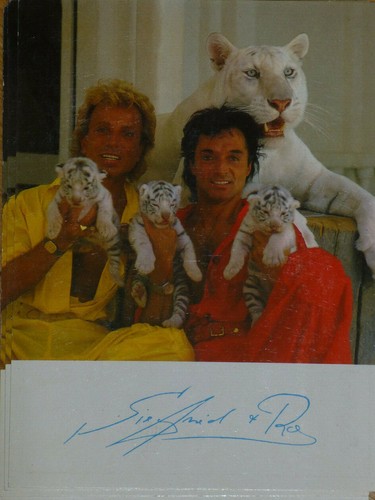 Postkarte siegfried und roy - postkarte,