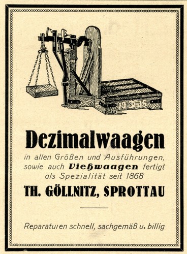 Dezimalwaagen göllnitz - dezimalwaagen, in