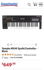 Yamaha MX61 and MX49 Knob