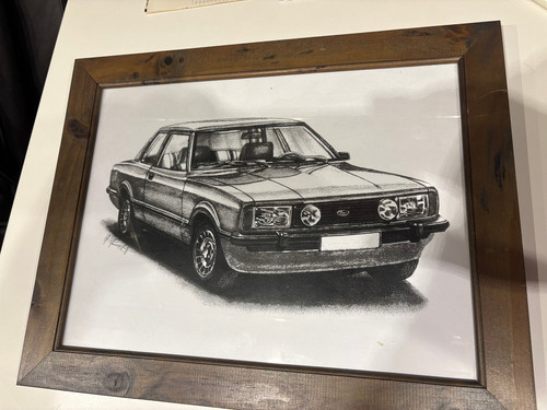 Kunstdruck zeichnung ford - zeichnung,