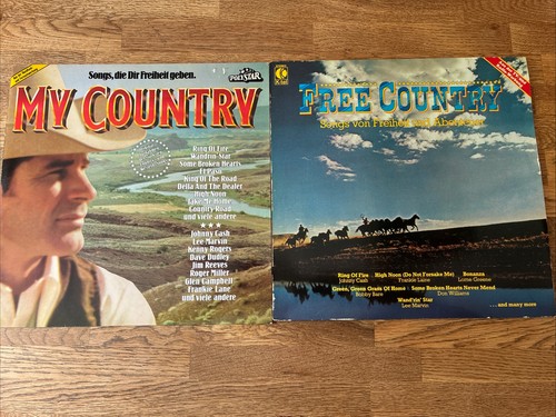 Country schallplatten paket - country,