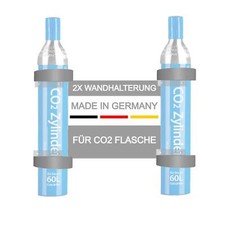 ULROAD 2X Wandhalterung für CO2 Flaschen für Sodastream Kohlensäure Zylinder