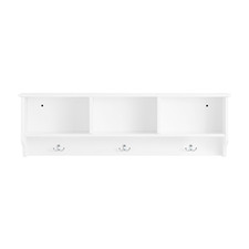 B-Waren Wandgarderobe Flurgarderobe Kleiderhaken Hängeregal FHK35-W-bwaren