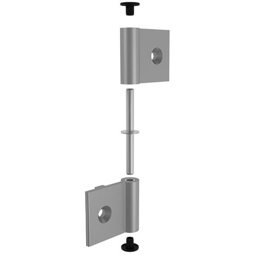 Aluminium scharnier 5x43 5 - aluminium-scharnier, 43,5x43,5