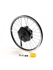 Brompton Elektro 16 Zoll Vorderrad mit Nabenmotor & Befestigungen NEU schwarz Q101067