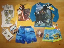 Konvolut NEU Jungen Bekleidungspaket 26 Teile Paket 104 Motive T-Shirts Shirts 