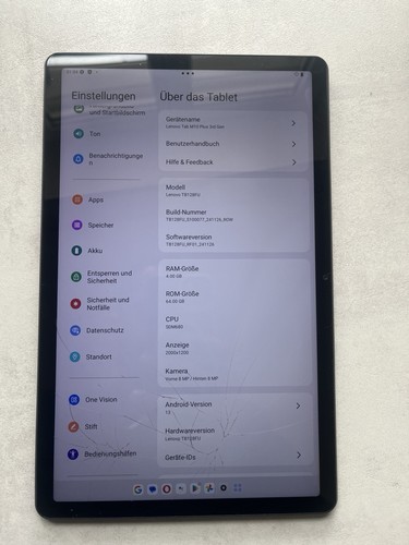 Lenovo m10 plus - (3rd, gen)