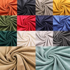 CORD JERSEY Stoff Rippenjersey Nicki Breitcord weich bi-elastisch EUR 15,98/m